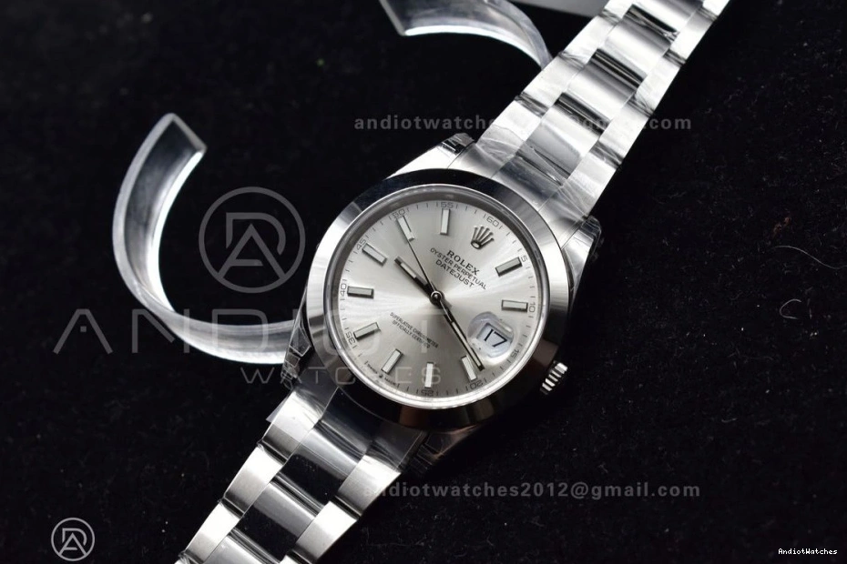 904L 126330 593 VS Best DateJust 41 Silver Snug Oyster Edition VSF Bracelet SS 1:1 on Dial 0316